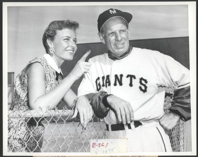 1955 Leo Durocher and Wife